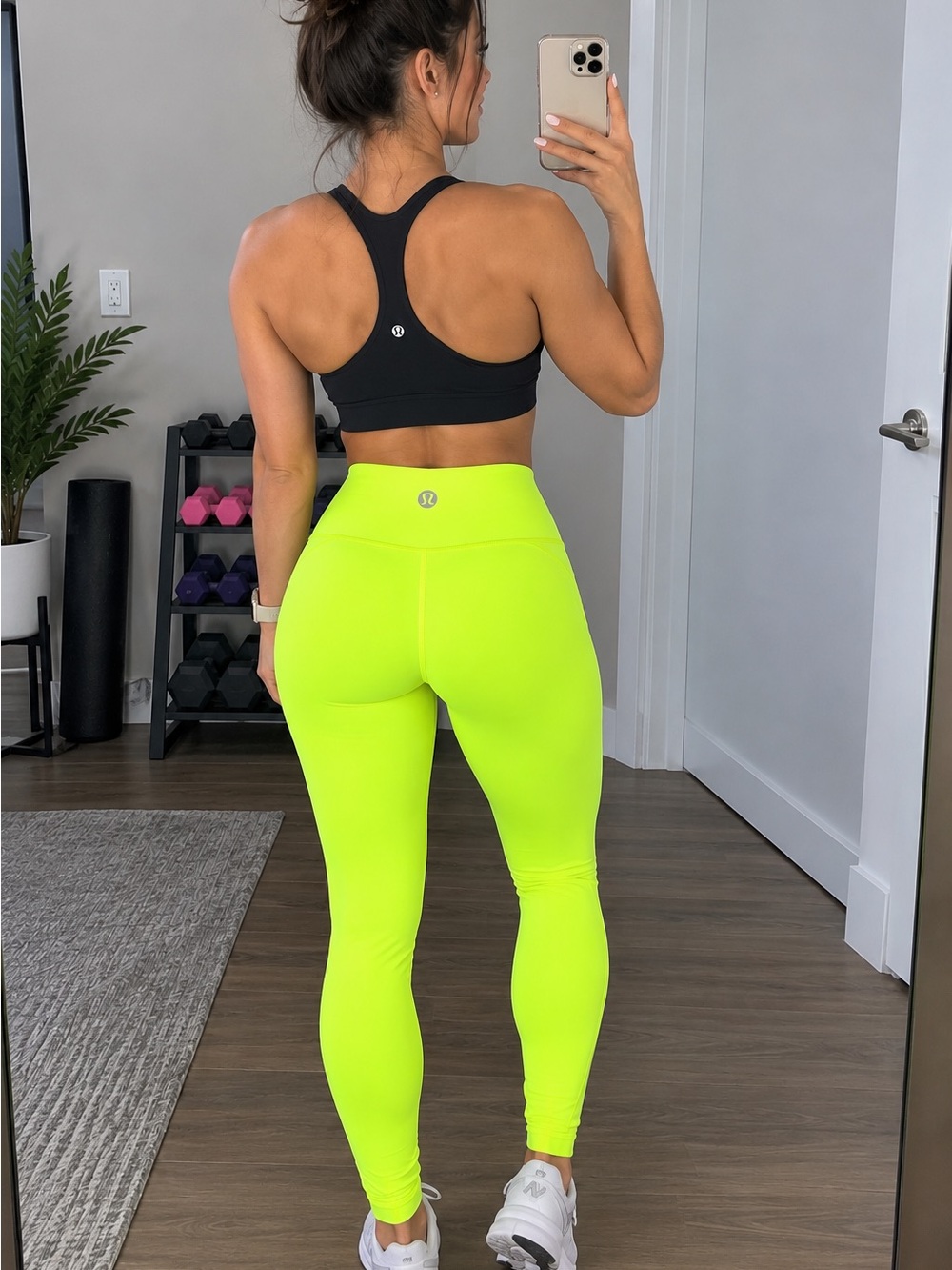 lululemon athletica High-Rise Neon Yellow Leggings